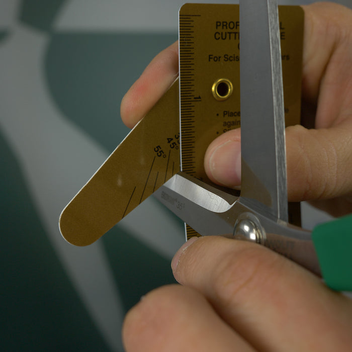 How to Find and Set the Angle and Clamp Scissors in the Twice as Sharp® Scissors Sharpener
