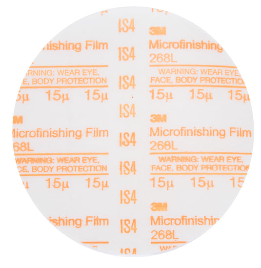 Disco de película de adhesivo sensible a la presión (PSA) para microacabado 3M™