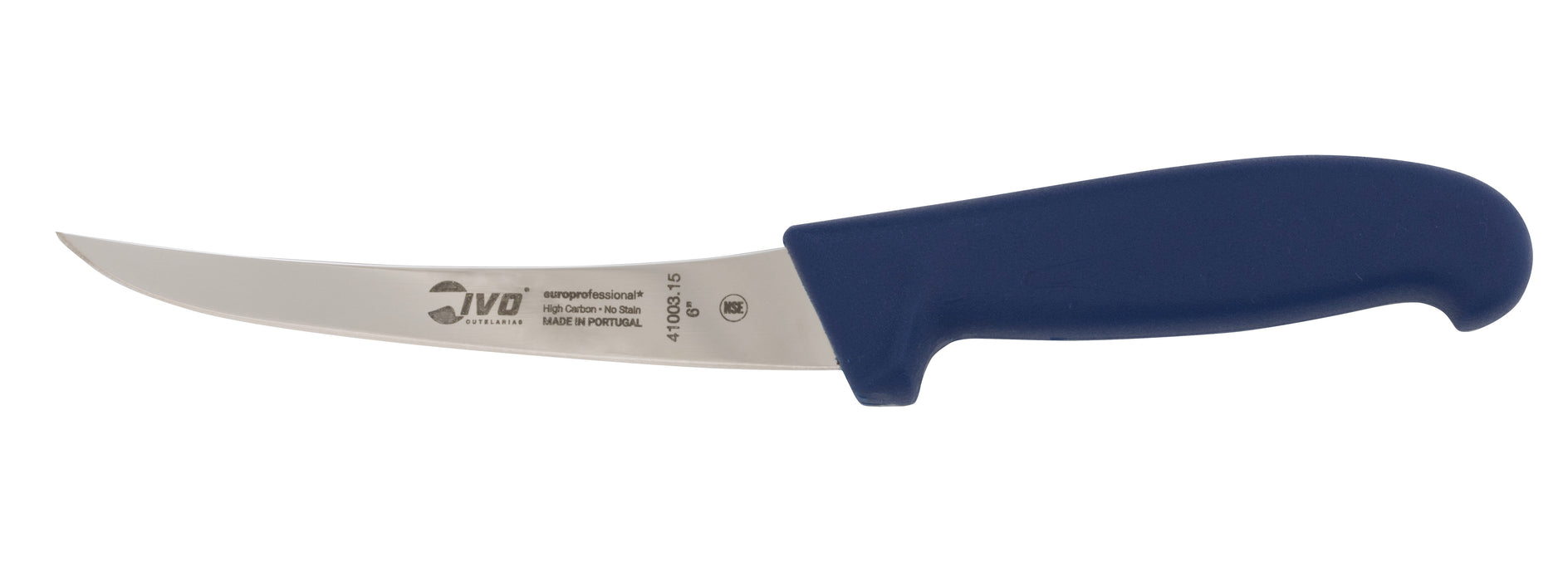 IVO EuroProfessional Cuchillo para deshuesar semiflexible azul de 6"