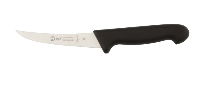 IVO Professional Line I Cuchillo para deshuesar curvo semiflexible negro de 5