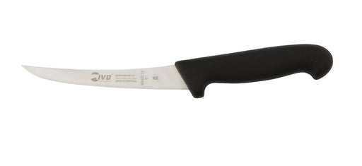IVO Professional Line I 6" Black Semi-Flex Curved Boning Knife