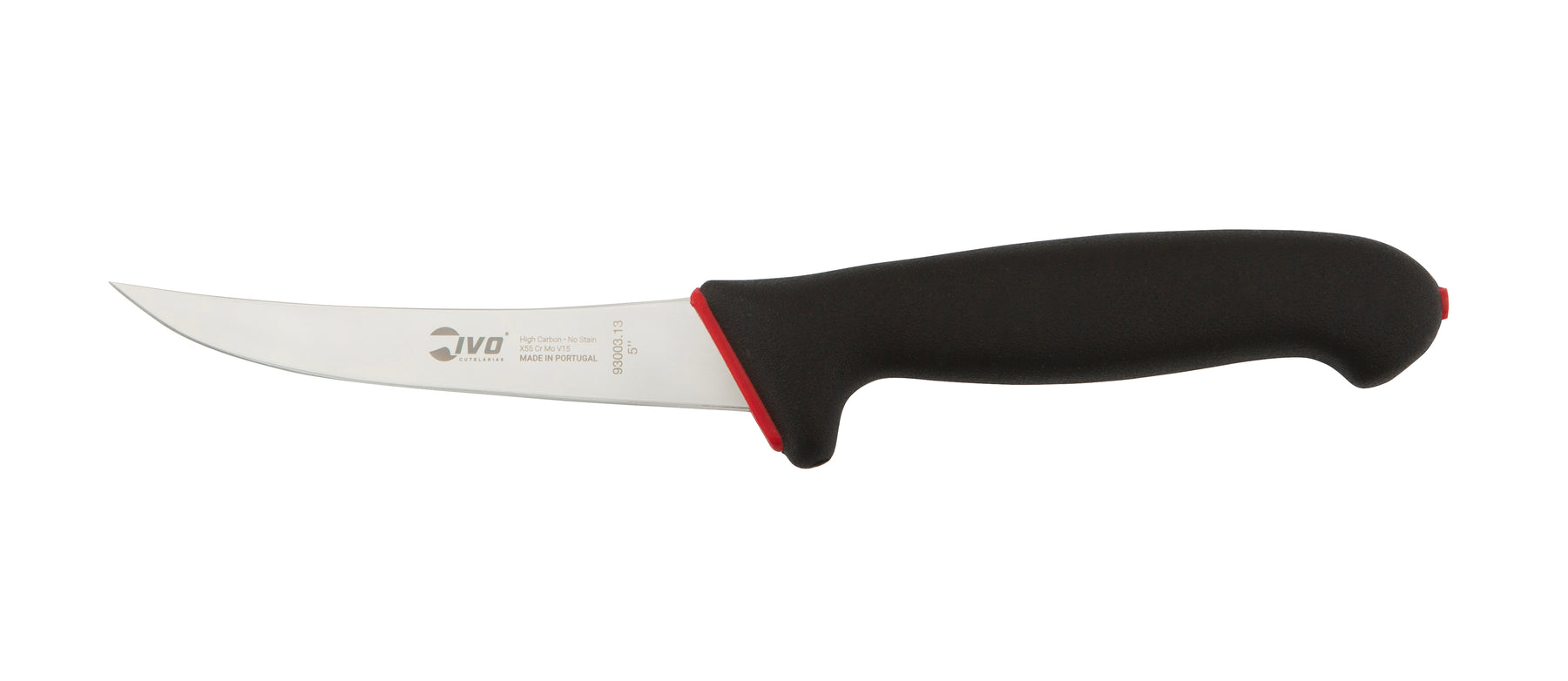 IVO DuoPrime 5" Black Semi Flex Curved Boning Knife