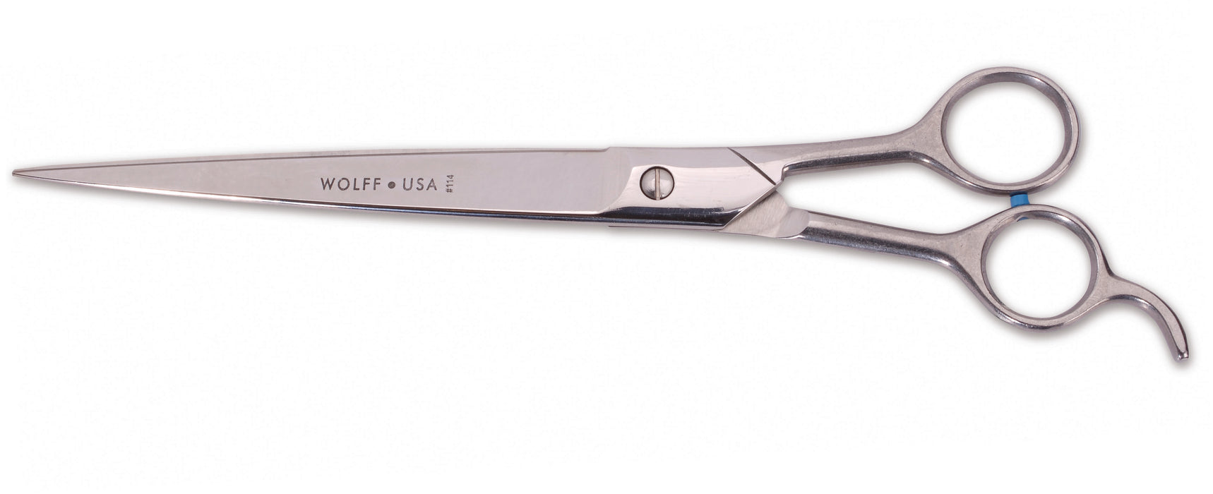 Wolff 10" Fillipino Style Grooming Shears with Bent Handles
