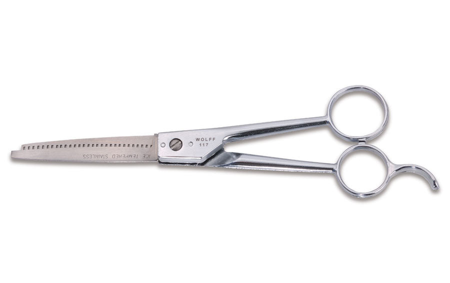 Wolff® 117 7" 30 Tooth Thinner Grooming Shear — Wolff Industries, Inc.