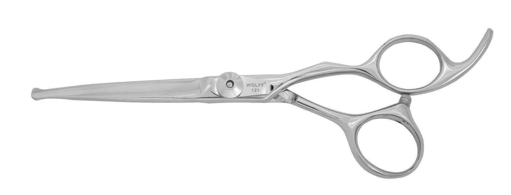 Wolff 7" Hollow Ground Grooming Shear with Ball Point — Wolff