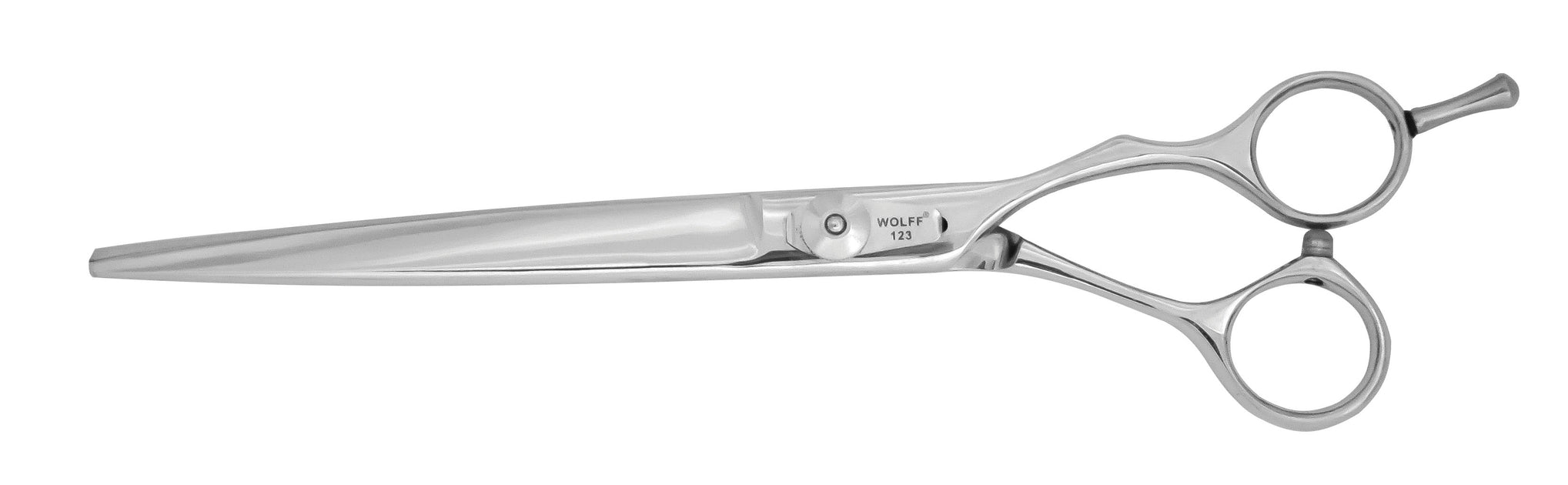 Wolff 8" Convexed Hollow Ground Grooming Shear — Wolff Industries, Inc.