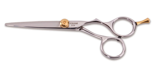 Ookami® 5" Offset Inline Easy Grip Handle Beauty Shear with Tension Knob