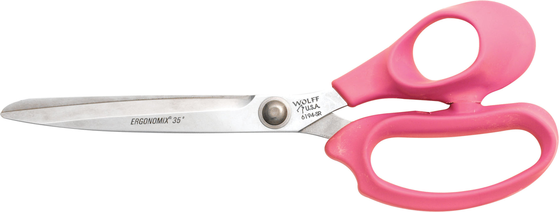 Wolff® 6194-SR 8 7/8" Ergonomix® Poultry Scissors - 6000 Series Stainless Steel Shears