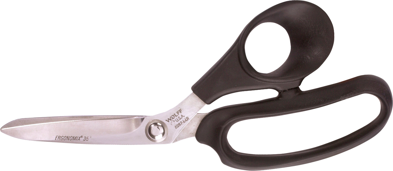 Wolff® 6287-L-LR 9" Ergonomix® Poultry Scissors - 6000 Series Stainless Steel Shears