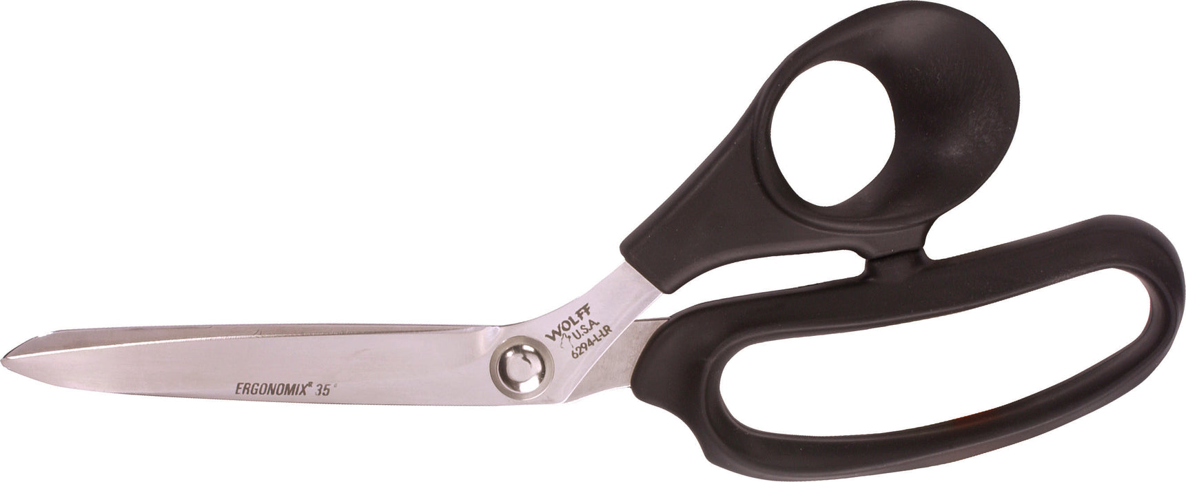Wolff® 6294-L-LR 9 5/8" Ergonomix® Poultry Scissors - 6000 Series Stainless Steel Shears