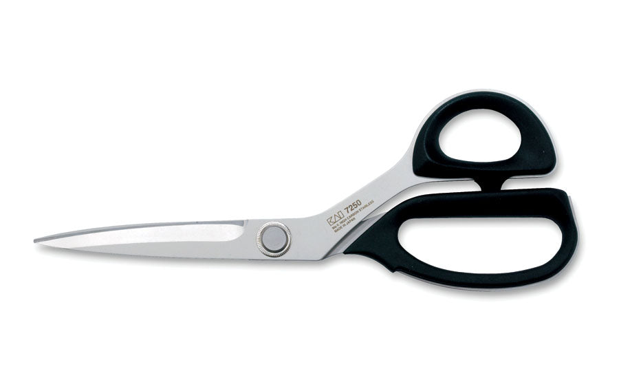 Kai 10 (25cm) Right Handed Stainless Steel Tailoring Shears/Scissors Model  7250