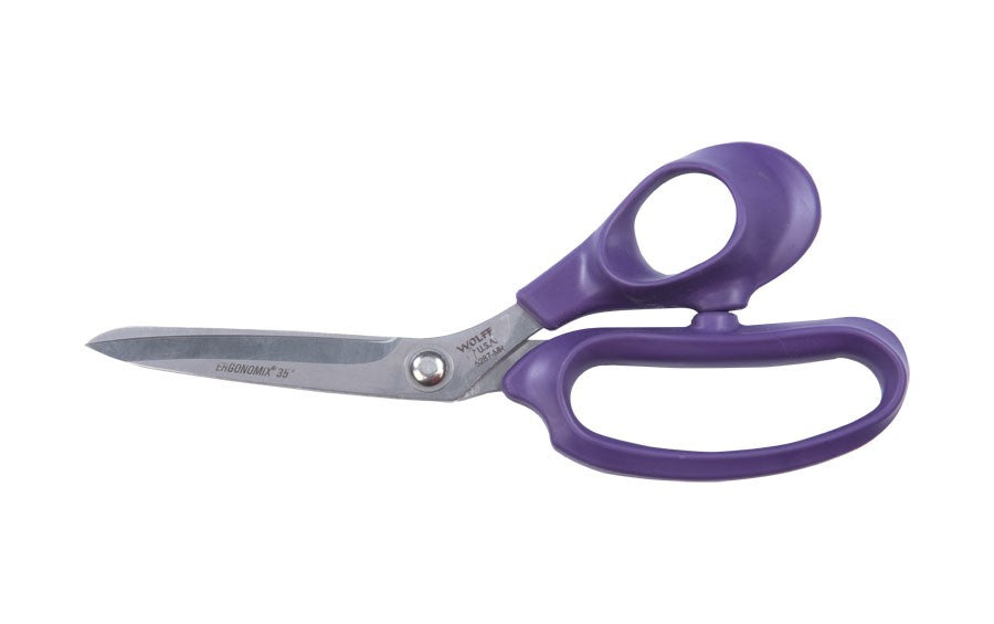 Wolff® 6287-MR 8 5/8" Ergonomix® Industrial Scissors - 6000 Series Stainless Steel Shears