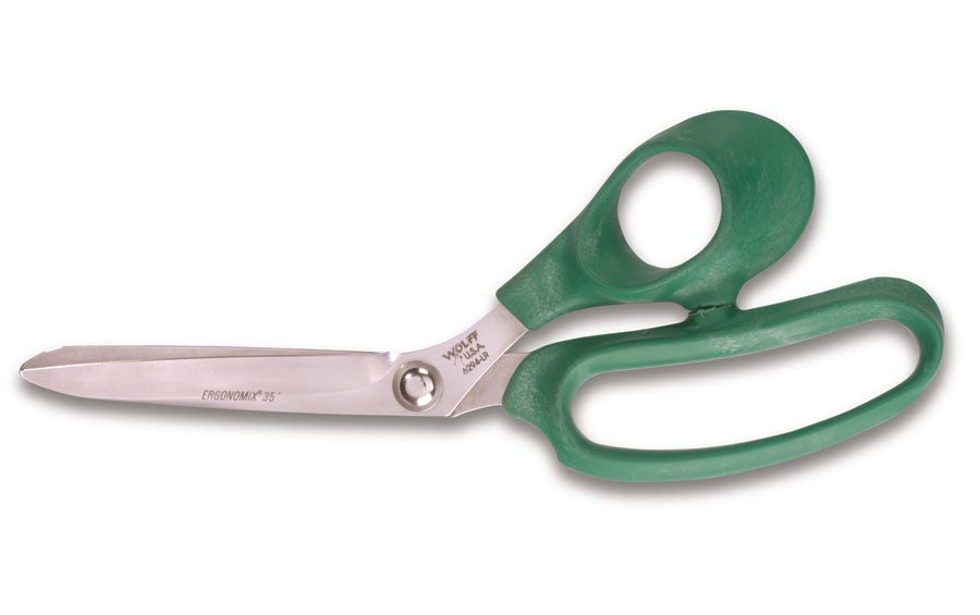 Wolff® 6294-LR 9 5/8" Ergonomix® Industrial Scissors - 6000 Series Stainless Steel Shears