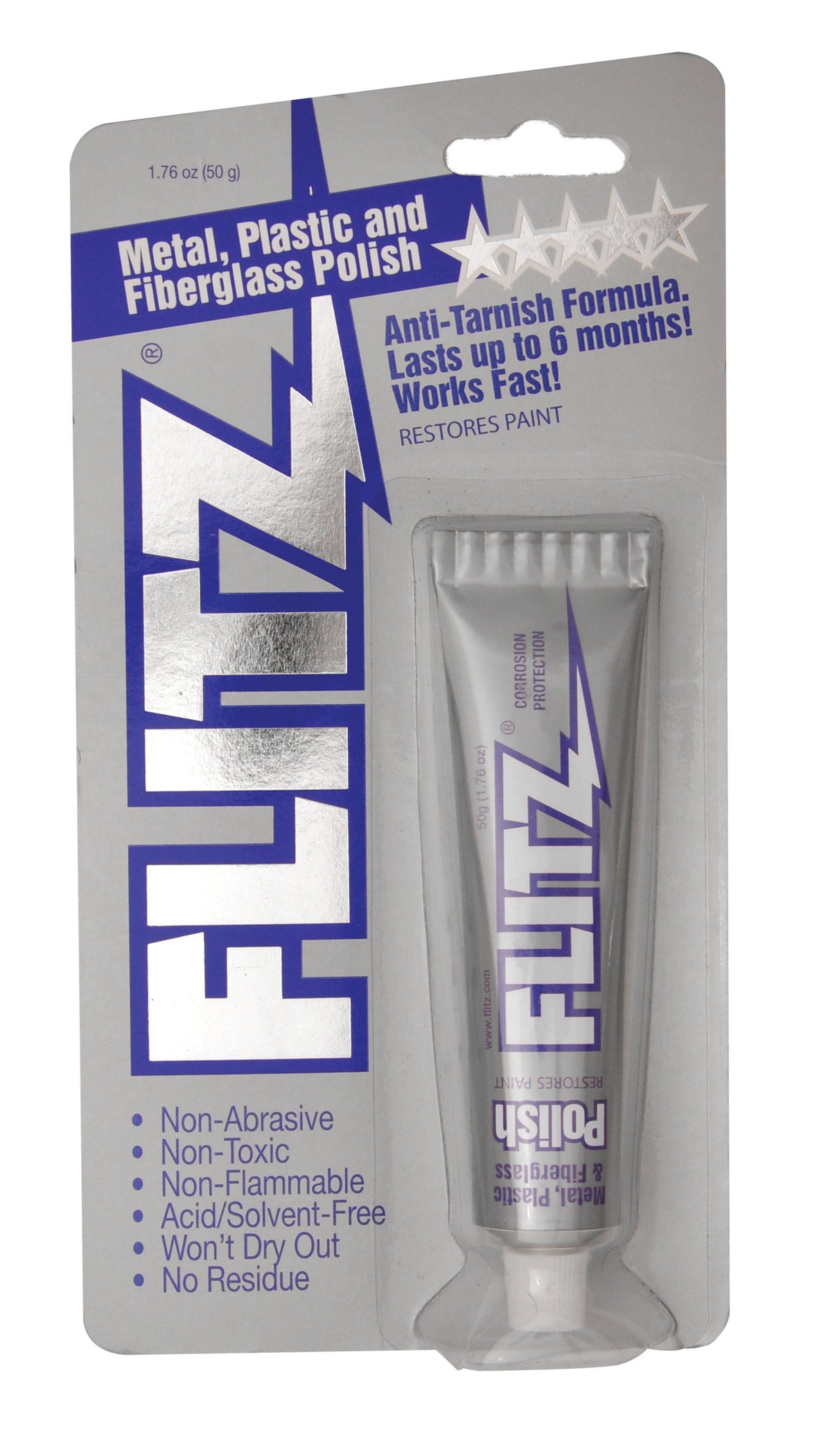 Flitz Metal Polish High Luster On Blued Steel, Aluminum, Brass, Plas